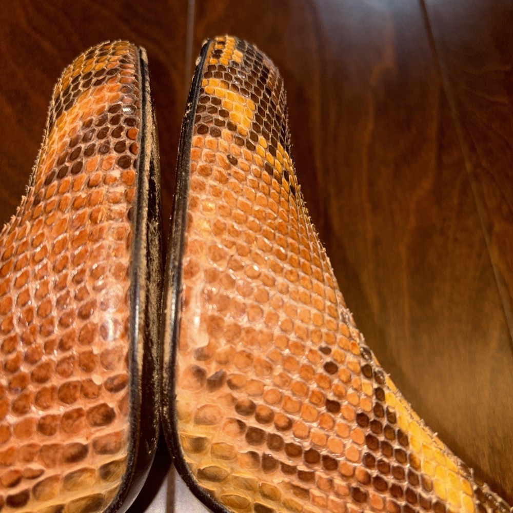 Stuart Weitzman Python Heels‎ Size 8 - image 6